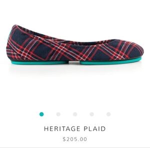 Tieks Heritage Plaid Size 10